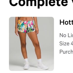 Lululemon multi color 2.5” LR shorts